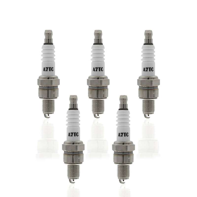 5 x Spark Plug A7TC for GY6 50Cc 125Cc 150Cc Engine Scooter, Go Kart, Quads, Dirt Bike, Moped, ATV