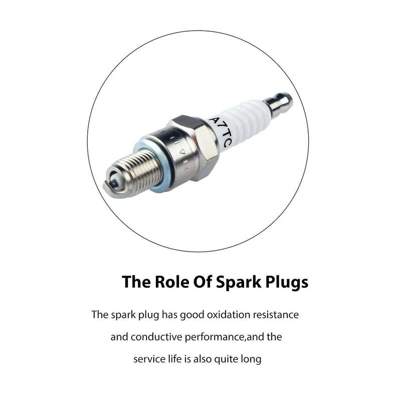 5 x Spark Plug A7TC for GY6 50Cc 125Cc 150Cc Engine Scooter, Go Kart, Quads, Dirt Bike, Moped, ATV