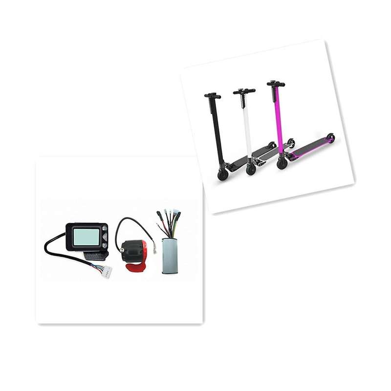 5.5 Inch Electric Scooter Accessories Display Brake Controller Three-piece Set