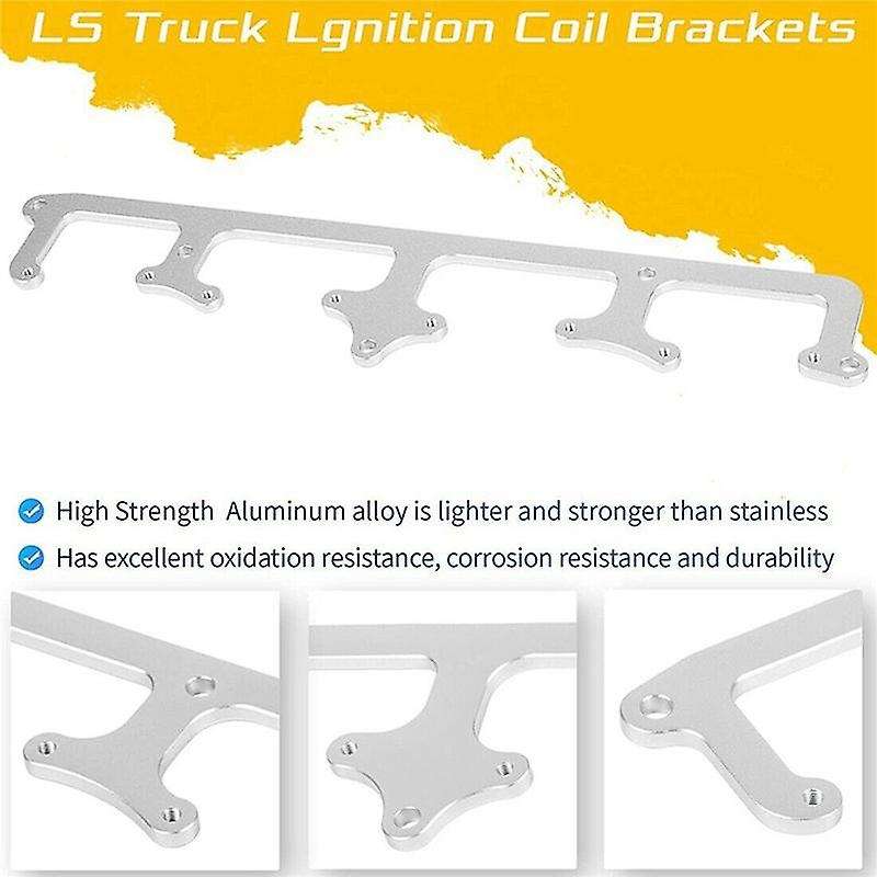 5.3L Truck Side Bolt Coil Brackets Mount Valve Cover 19005218 D585 LSX Swap Heat Sink LM7 LR4 LQ4 L