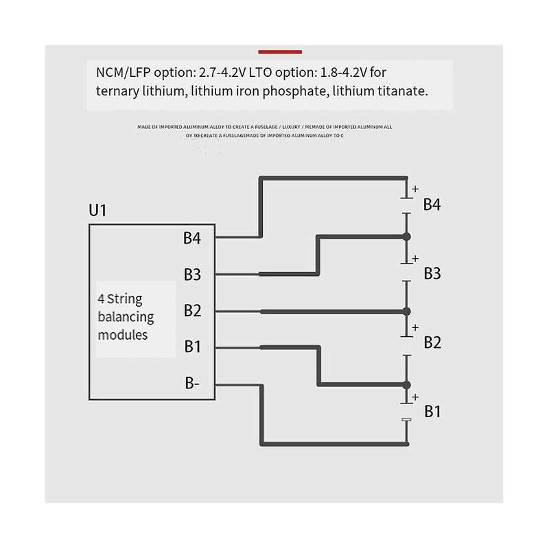 5.5A Current Active Balancer 6S Equalizer Lithium Ion Lifepo4 LTO Lithium Battery Active Equalizer B