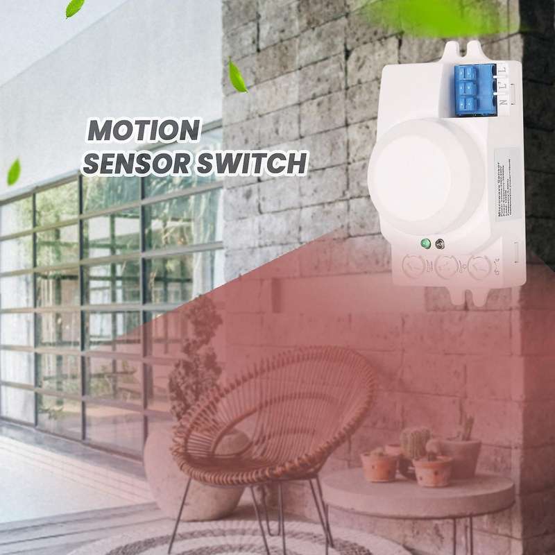 5.8GHz HF System LED Microwave 360 Degree Motion Sensor Light Switch Body Motion Detector