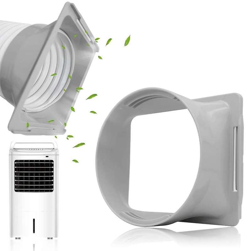 5.9Inch Portable Air Conditioner Exhaust Hose Coupler Window Adapter A/C Unit Tube Connector Air Con