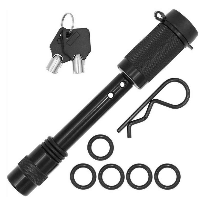 5/8 Inch Extra Heavy Duty Trailer Hitch Locking Pin Set Keys,with 2 Inch Trailer Pad for Class III,I