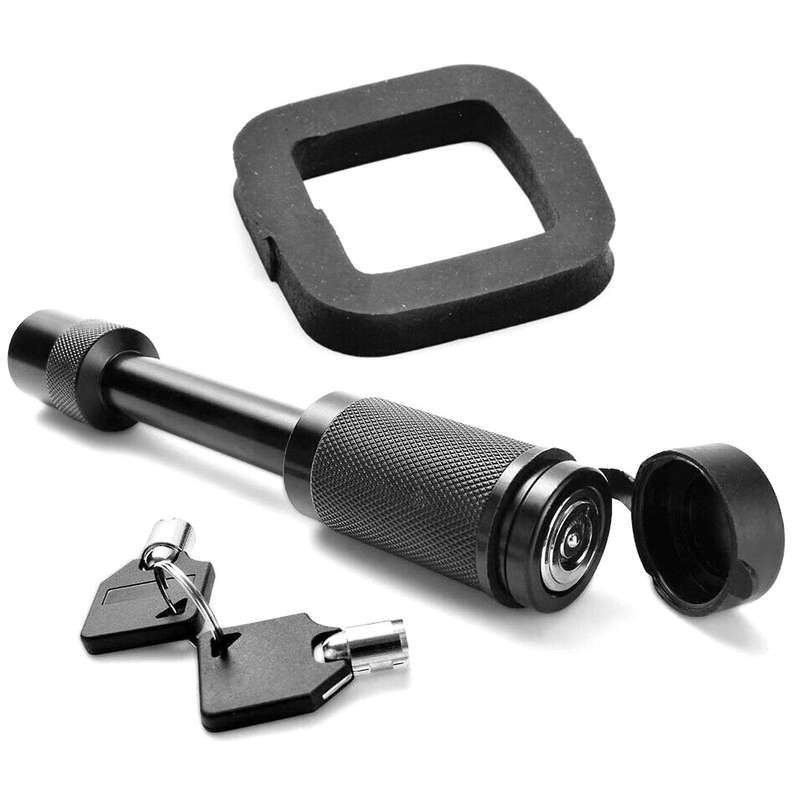 5/8 Inch Extra Heavy Duty Trailer Hitch Locking Pin Set Keys,with 2 Inch Trailer Pad for Class III,I