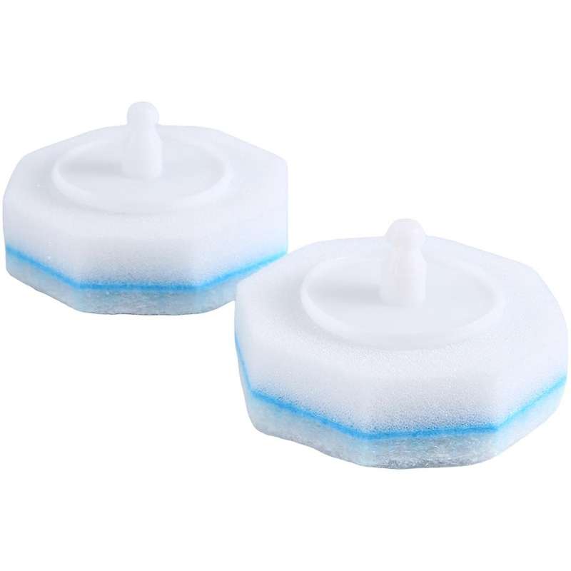 50 Count Upgraded Toilet Brush Wand Disposable Toilet Cleaning Wand Head Compatible Wand Refills