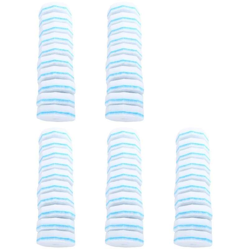 50 Count Upgraded Toilet Brush Wand Disposable Toilet Cleaning Wand Head Compatible Wand Refills