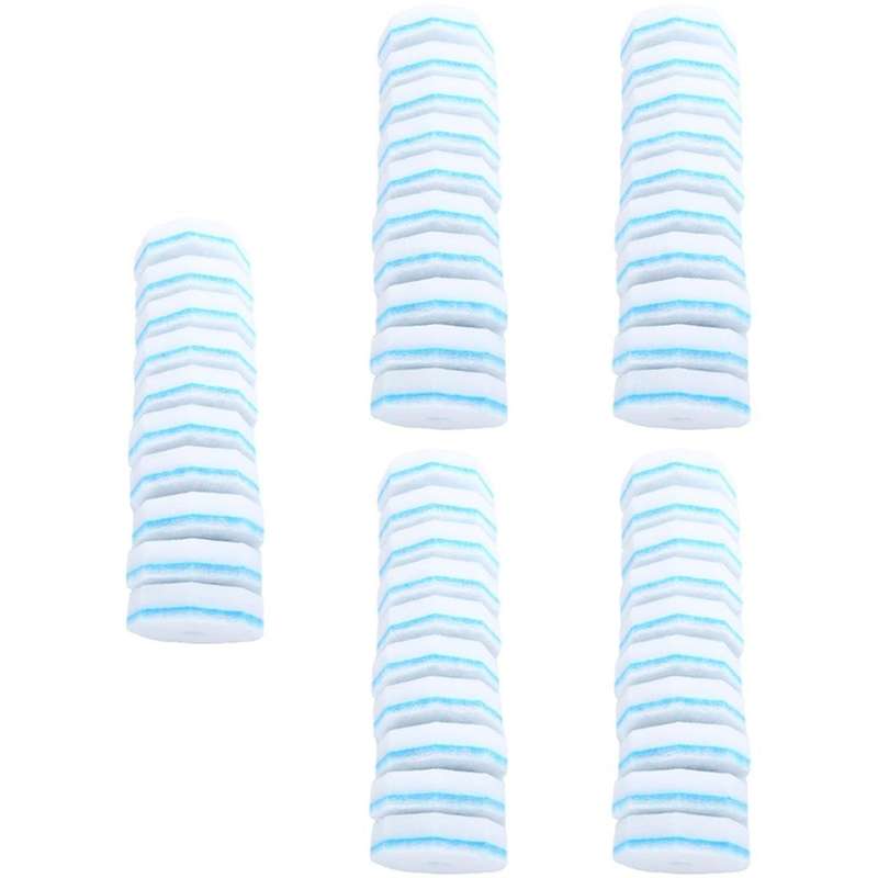 50 Count Upgraded Toilet Brush Wand Disposable Toilet Cleaning Wand Head Compatible Wand Refills