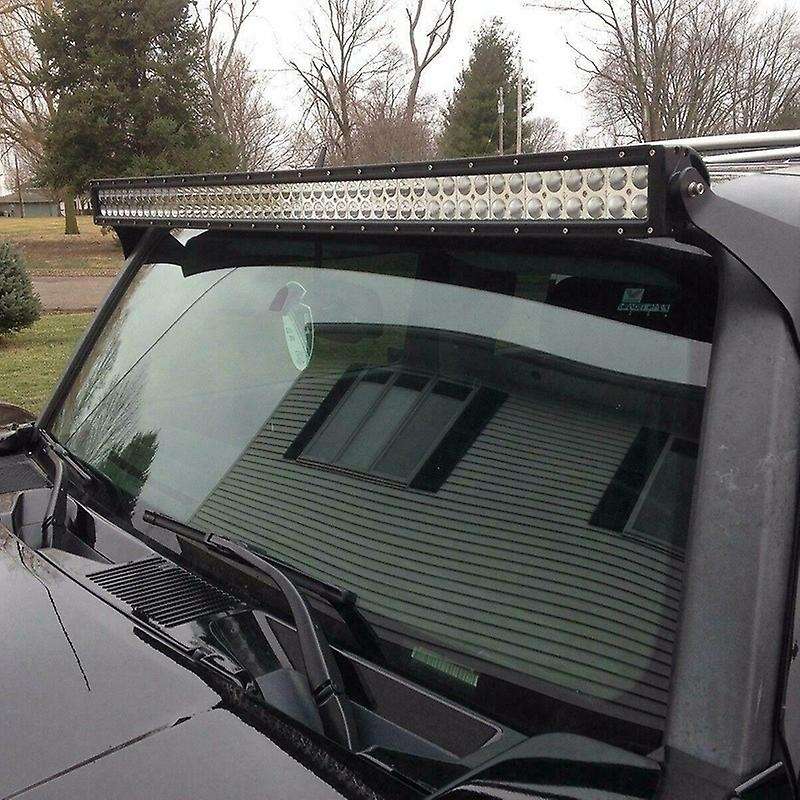 50 Inch Curved/Straight Upper Windshield LED Light Bar Mounting Bracket for H3 2006-2010