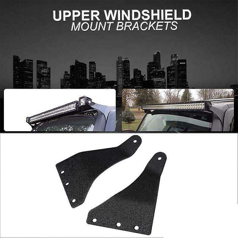 50 Inch Curved/Straight Upper Windshield LED Light Bar Mounting Bracket for H3 2006-2010