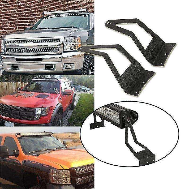 50 inch Roof Straight/Curved LED Light Bar Mounting Brackets Holder for F250/F350/F450 1999-2015