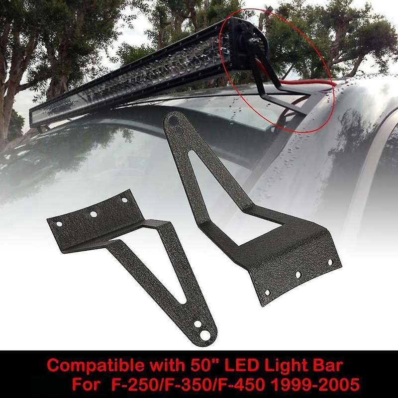 50 inch Roof Straight/Curved LED Light Bar Mounting Brackets Holder for F250/F350/F450 1999-2015