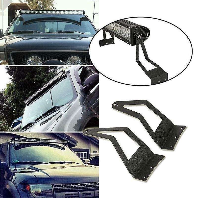 50 inch Roof Straight/Curved LED Light Bar Mounting Brackets Holder for F250/F350/F450 1999-2015
