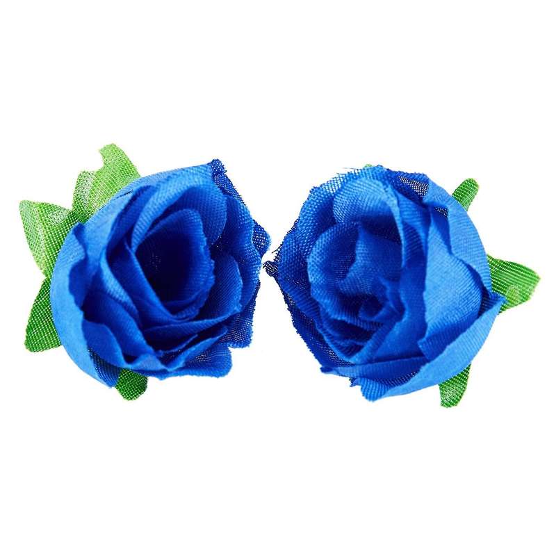 50 Artificial Roses, 3 Cm Tall, Wedding Decoration, Navy Blue