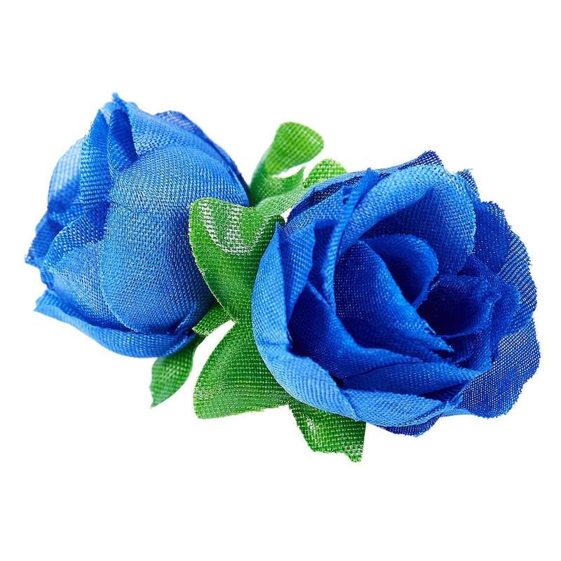50 Artificial Roses, 3 Cm Tall, Wedding Decoration, Navy Blue