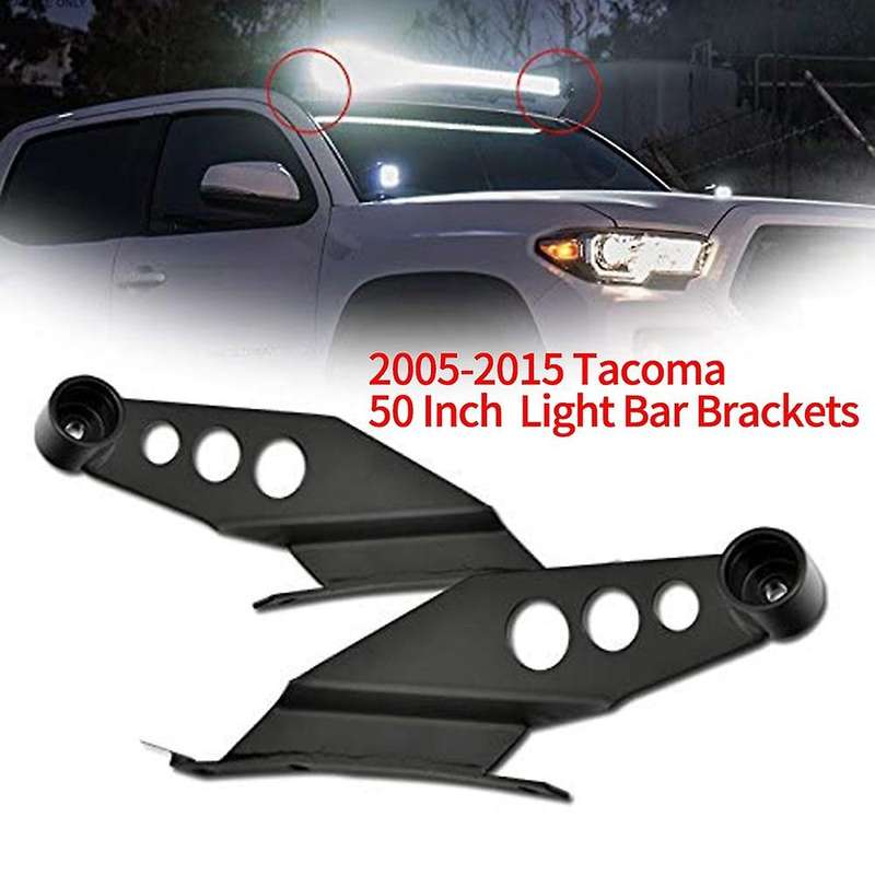 50 Inch Roof Straight LED Light Bar Mounting Brackets Holder for 2005-2015