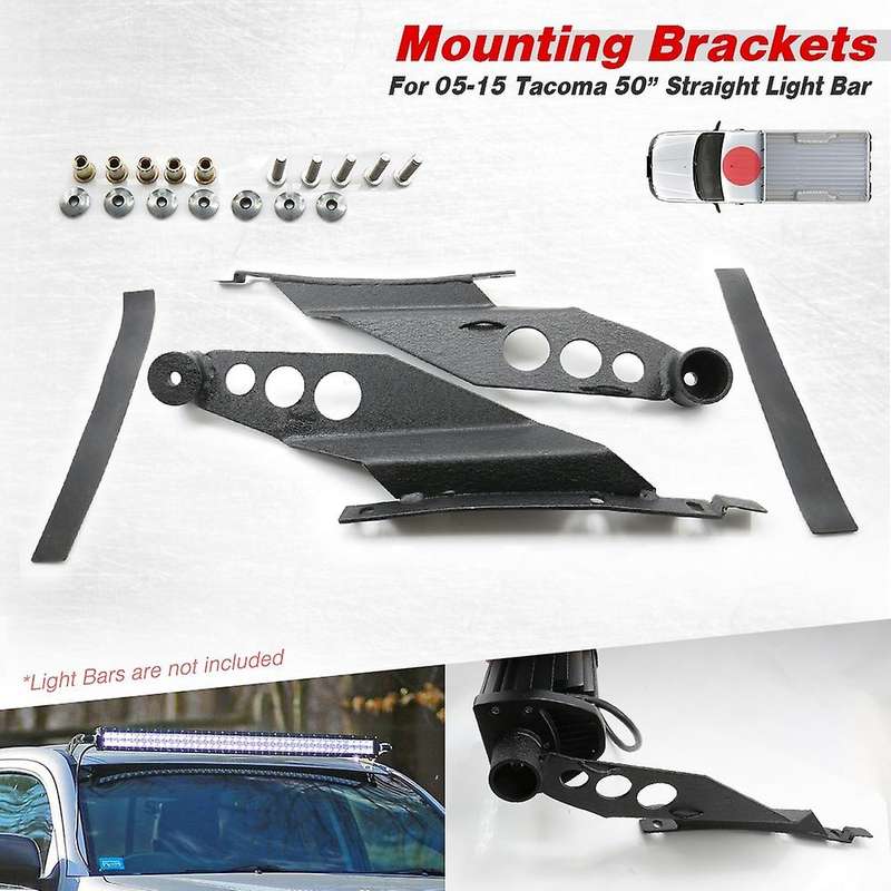 50 Inch Roof Straight LED Light Bar Mounting Brackets Holder for 2005-2015