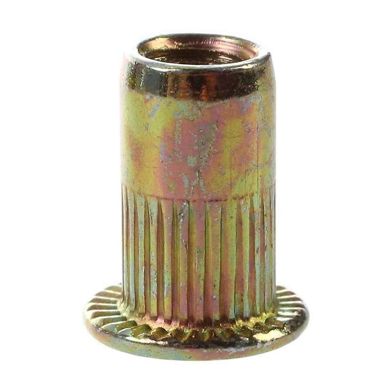 50 Pcs M10/m12/m8//m6// Flat Head Nut Furniture Decoration Instrument ()