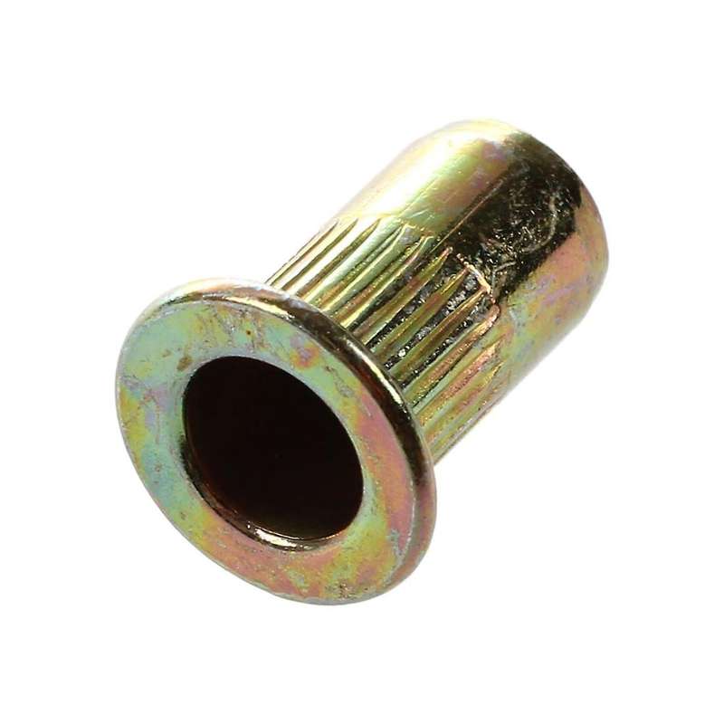 50 Pcs M10/m12/m8//m6// Flat Head Nut Furniture Decoration Instrument ()