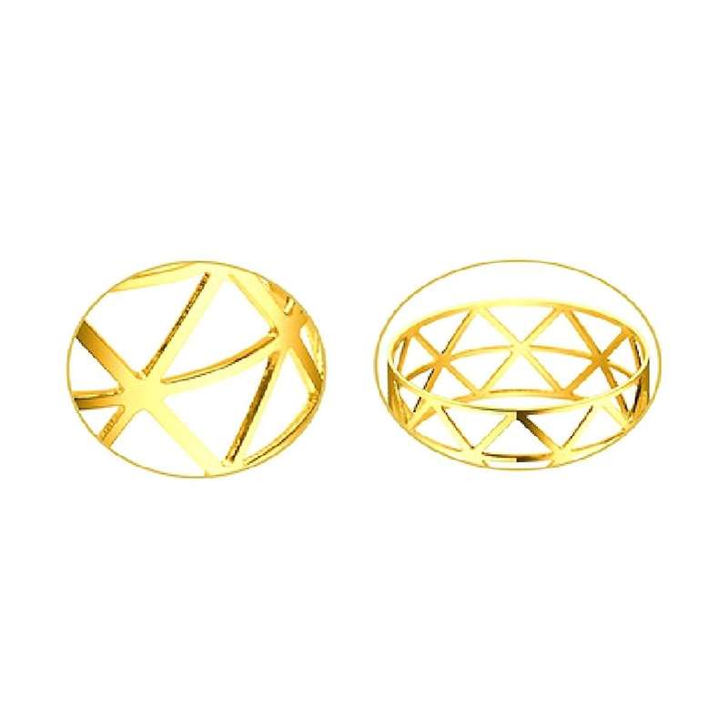 50 Pcs Gold Napkin Rings Metal Napkin Rings Holders Hollow Out Devise Delicate Napkin Rings Bulk for