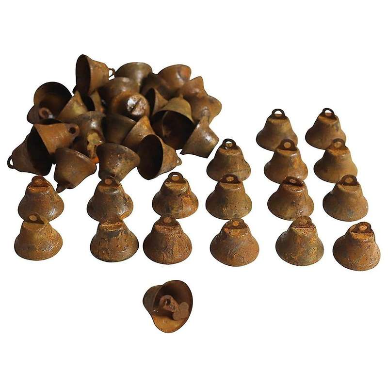 50 Pcs Mini Jingle Bells, Christmas Bells, for Crafting Wreath Craft Bells, Holiday Home Decoration