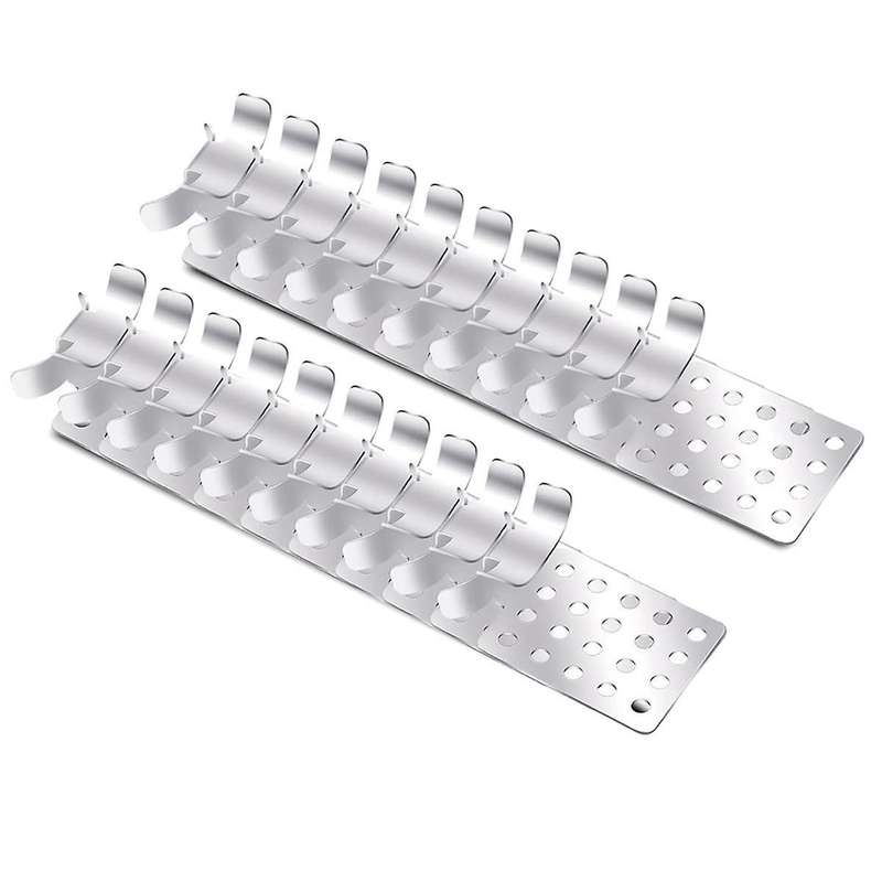 50 Pcs Roof De-icing Cable Clips Heat Cable Roof Clip Aluminum Roof Clips Outdoor Fast Easy Deicing