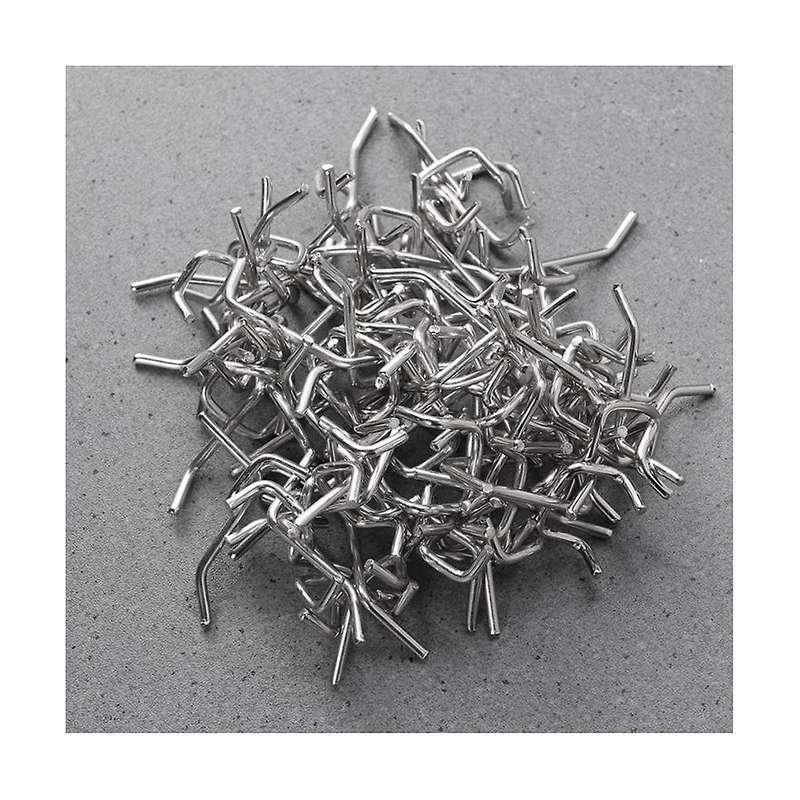 50 Pcs Peg Board Hooks Garage Work Shop Storage Display Organization Steel Hanging Tool Storage Hoo