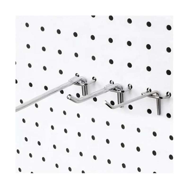 50 Pcs Peg Board Hooks Garage Work Shop Storage Display Organization Steel Hanging Tool Storage Hoo