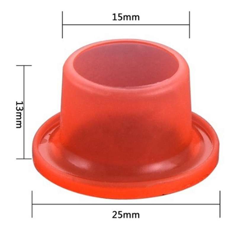 50 Pcs Water Outlet Quarter Plugs, Threaded Pipe Leak-proof Sealing Buckles, Waterproof Sealing Ring