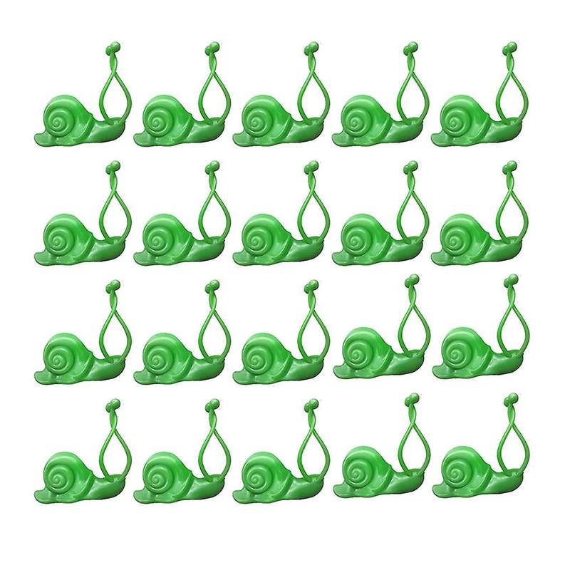 50 Pcs Snail Shape Plant Climbing Wall Fixture Clips Invisible Vines Fixing Clips Traction Decoratio