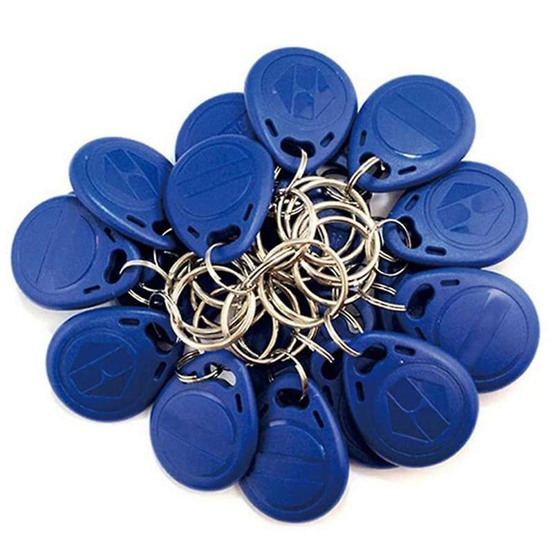 50 Pcs Writable 125khz Rfid Key Fob Proximity Id Card Tag Rewritable T5577 Universal