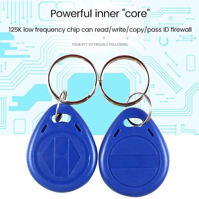 50 Pcs Writable 125khz Rfid Key Fob Proximity Id Card Tag Rewritable T5577 Universal