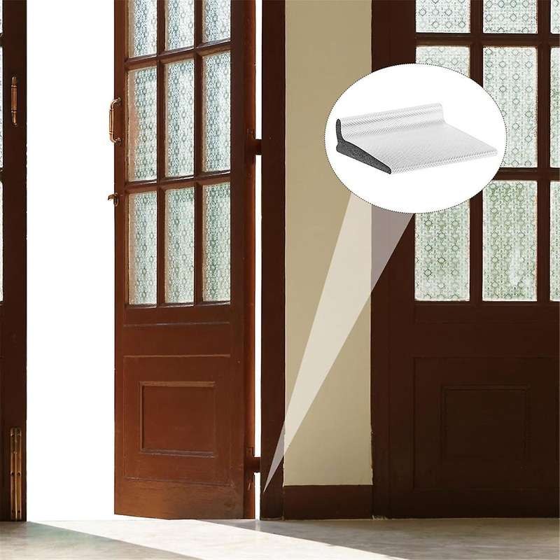 50 Pieces Door Corner Seal, Self Adhesive Frame Door Corner Seals for Noise Isolation and Weather Pr