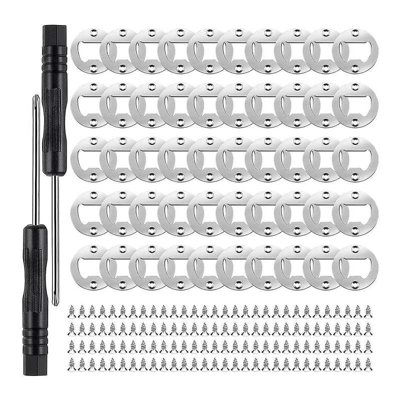 50 Set Bottle Opener Insert Diy Bottle Opener Hardware Metal Bottle Opener Hardware Beer Bottle Ope