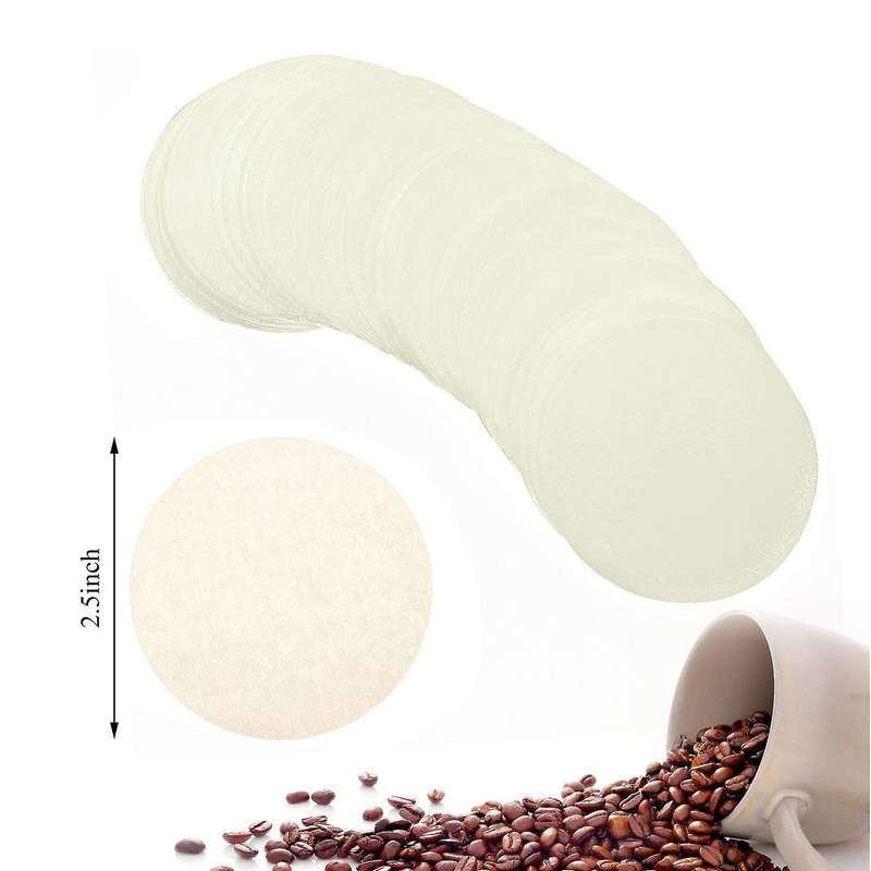 500 Pcs Replacement Paper Round Coffee Maker Disposable for Coffee and Espresso Makers