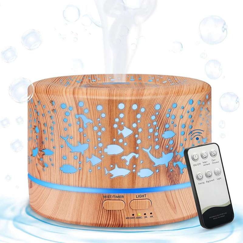 500 Ml Aroma Diffuser,Ultrasonic Humidifier, Aromatherapy Diffuser for Essential Oils,for Bedroom,Of