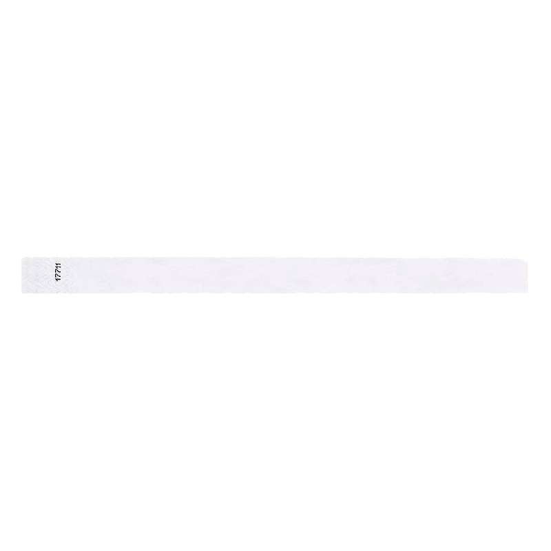 500 Pcs Paper Event Colored Waterproof Paper Arm Bands (white)