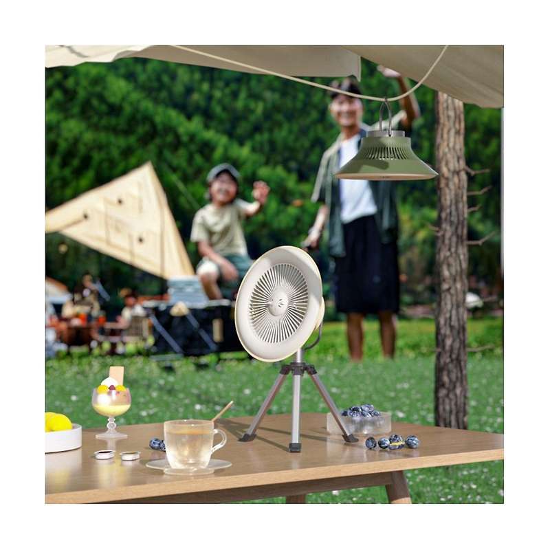 5000mah Camping Fan Rechargeable Desktop Portable Circulator Wireless Ceiling Electric Fan with Powe