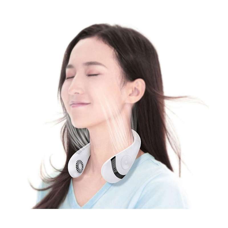 5000mah Hanging Neck Fan Lazy Foldable Small Portable Charging Head Wearing Hanging Neck Portable F