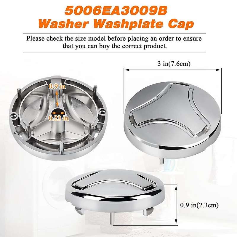 5006EA3009B Washer Pulsator Cap Laundry Appliance Control Knob for Washing Machine Replacement Washe