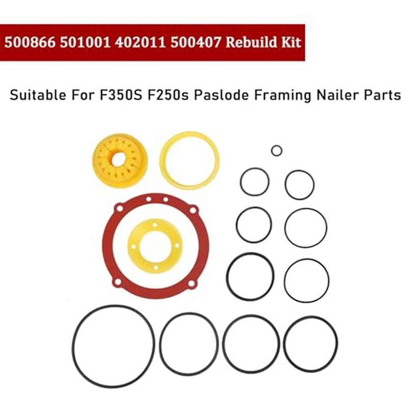 500866 501001 402011 500407 O-Ring Fits for F350S Rebuild Kit F350S F250S F325C Repair Parts,B