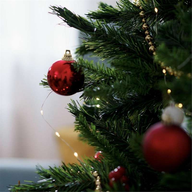 500PCS Christmas Ornament Caps Replacement Plastic Ornament Hangers Caps for Christmas Tree Decorati