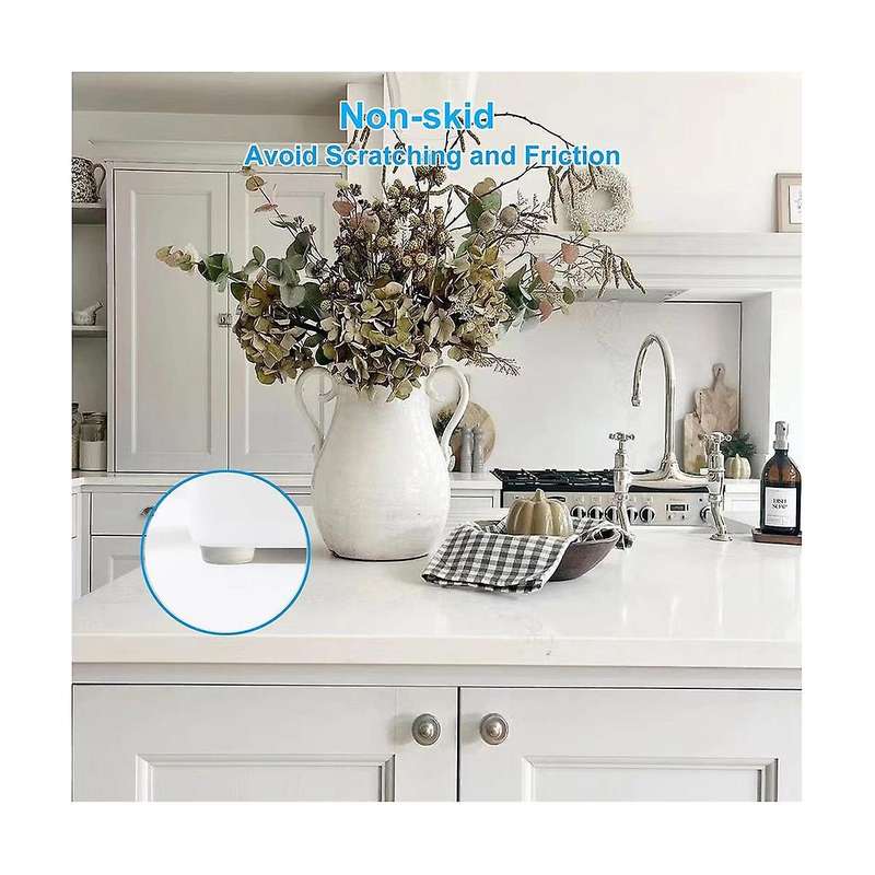 500pcs Clear Cabinet Door , Self Adhesive, Sound Dampening Cabinet Stoppers for Kitchen Cabinet 10m