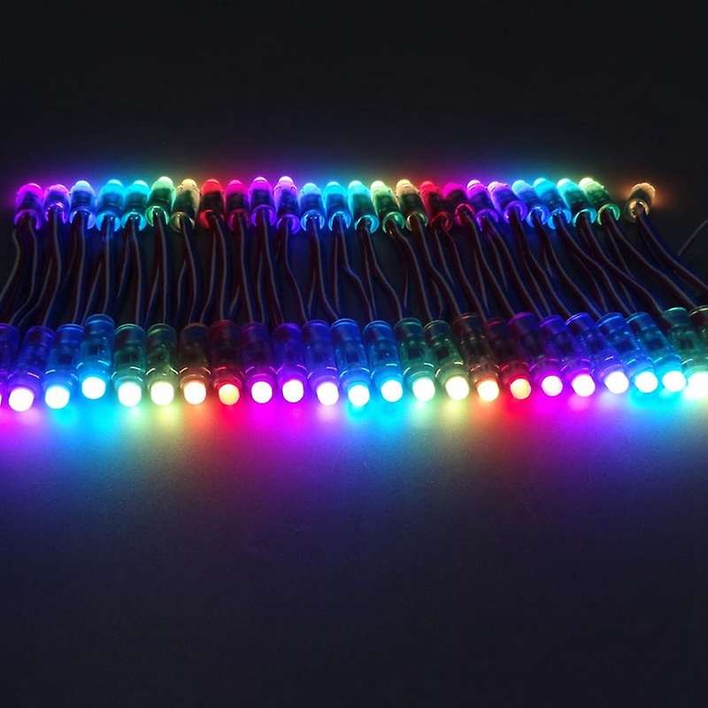 500pcs 12mm Ws2811 Full Color Led Pixel Light Module Dc5v Ip68 Waterproof Rgb 2811 1903 Ic Digital