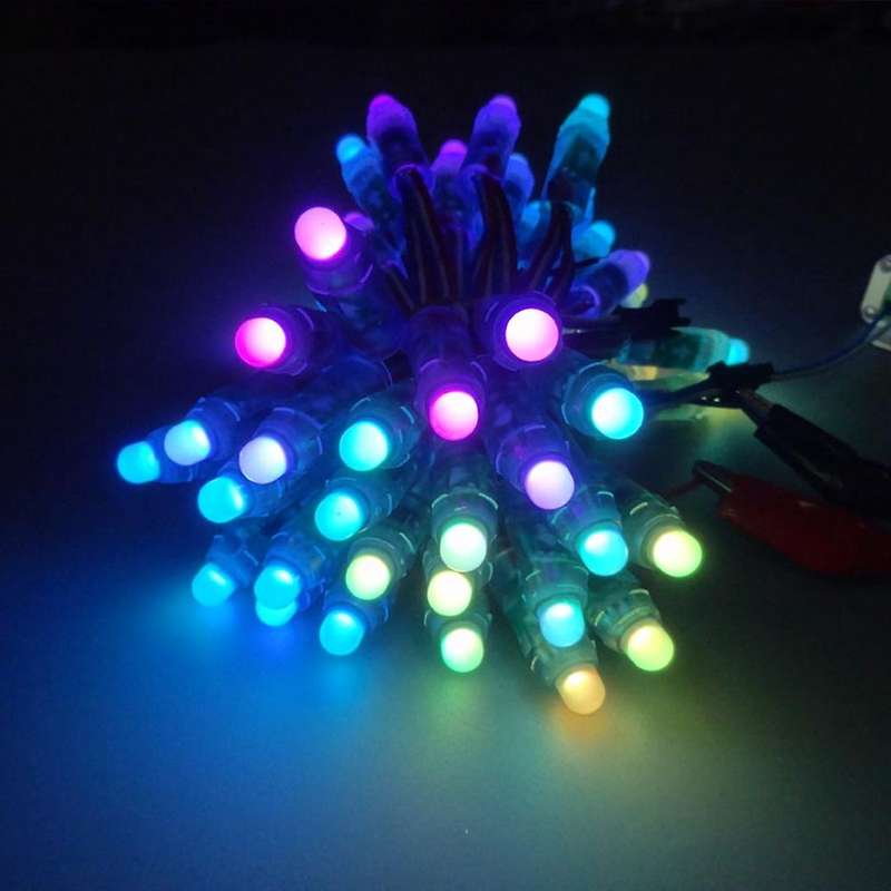 500pcs 12mm Ws2811 Full Color Led Pixel Light Module Dc5v Ip68 Waterproof Rgb 2811 1903 Ic Digital