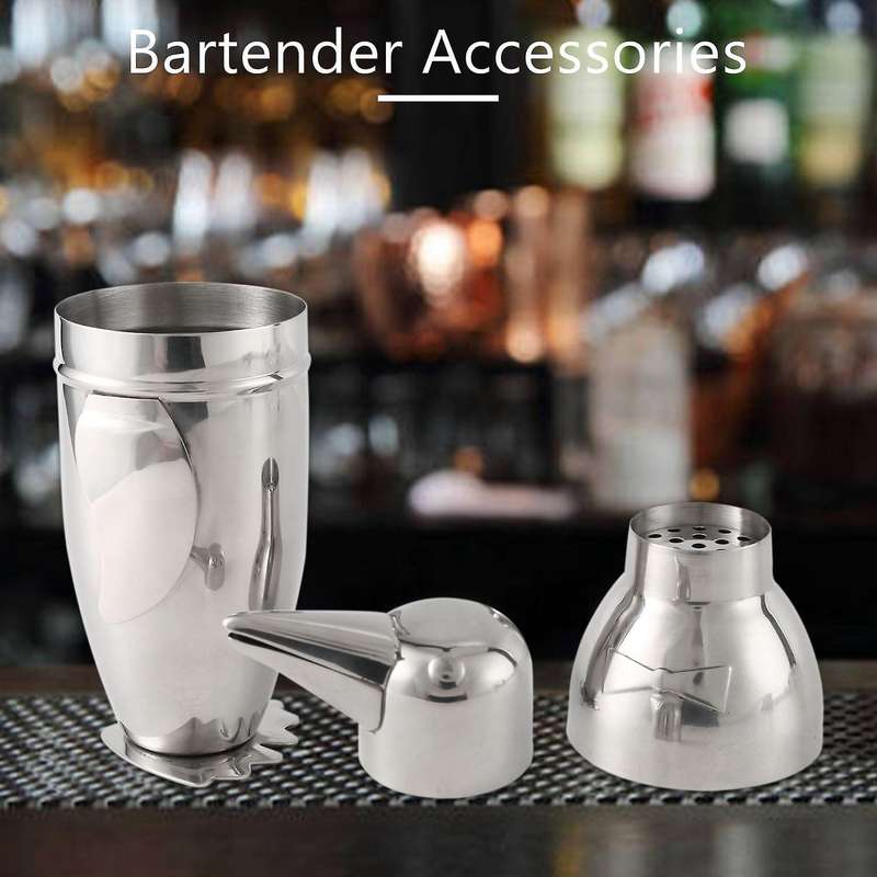 500Ml Shaker, Penguin Stainless Steel Bar Bartender Drink Mixer Shaker Pot,Wine Bottle,Wine Accessor