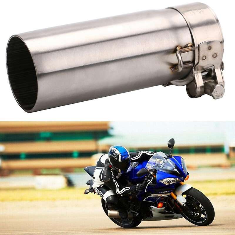 50MM Motorcycle Exhaust Muffler Middle Link Pipe System Kit for YZF R6 1998-2014