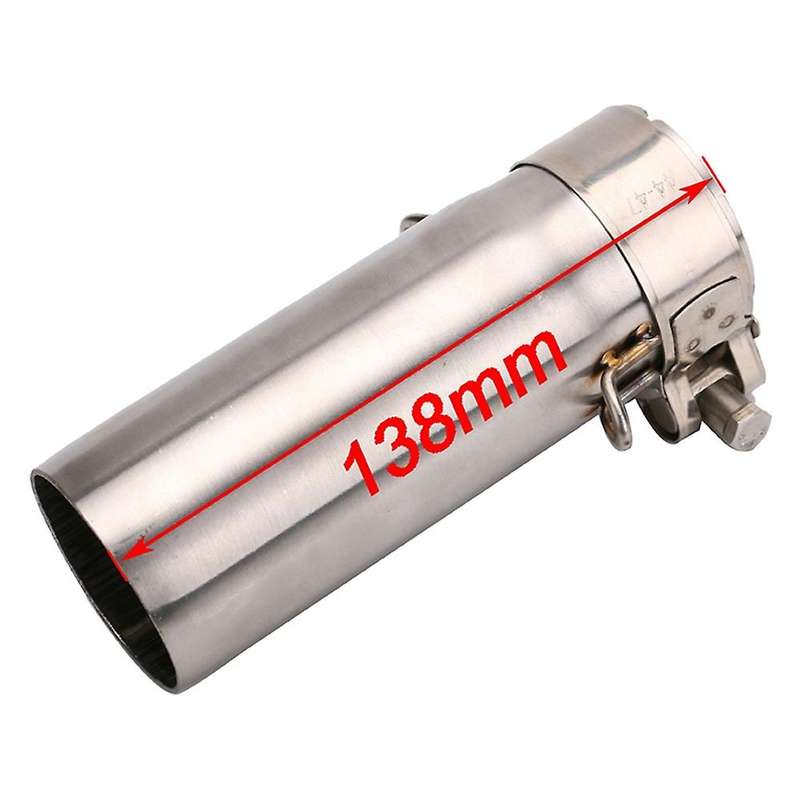 50MM Motorcycle Exhaust Muffler Middle Link Pipe System Kit for YZF R6 1998-2014