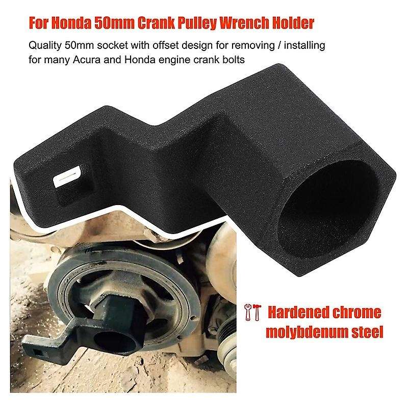50mm Harmonic Damper Crankshaft Crank Pulley Wrench Holder Tool Removal Holding Spanner for for Eng