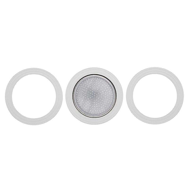 50ML Replacement Gaskets and Filter for 1 Cup Moka / Break / / Mini Espresso Makers